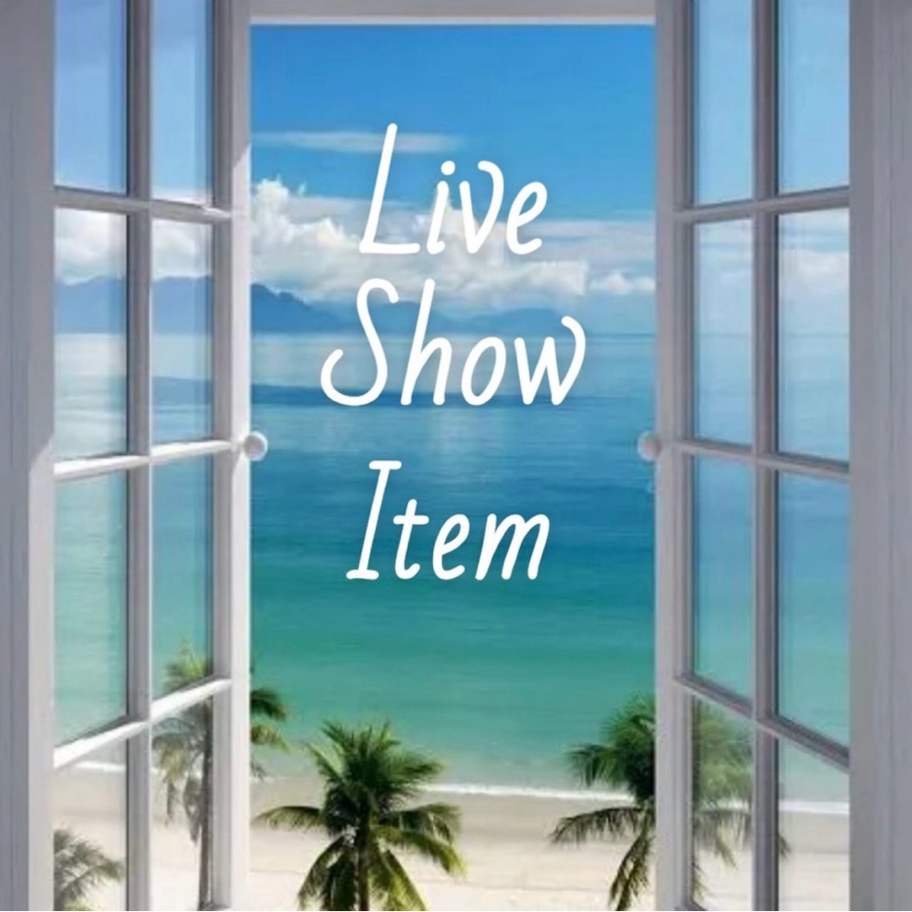 ✨ Live Show Item✨
✨No Returns✨